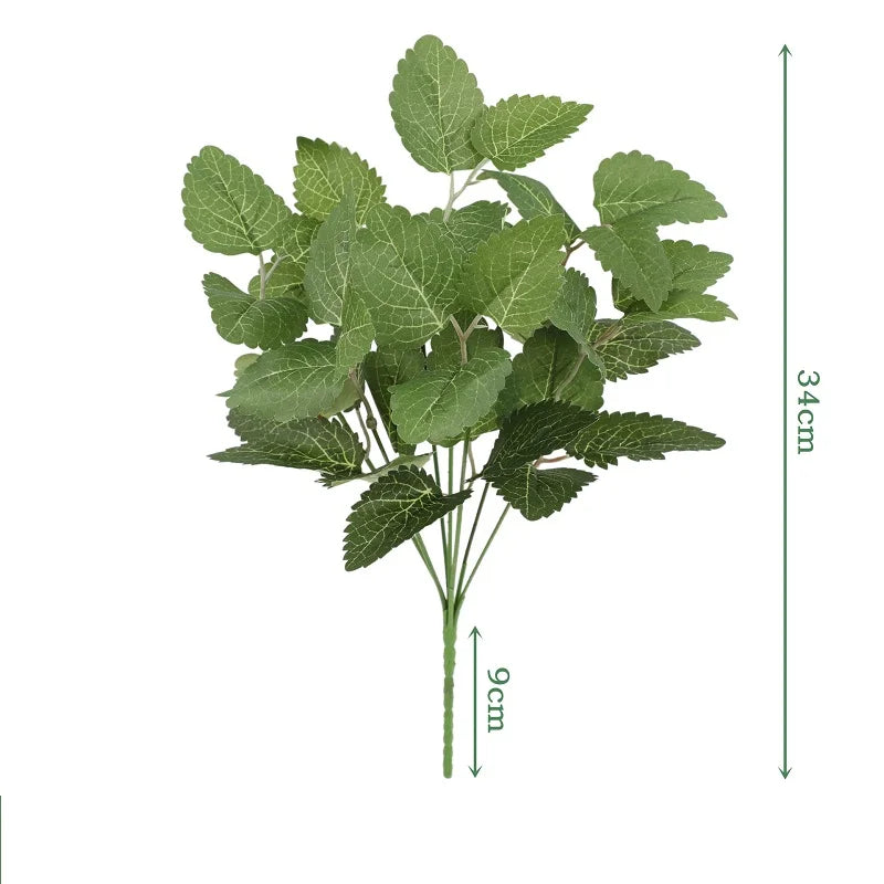 feuilles de bambou artificielles en soie pour décoration élégante - vue 31 sur 32