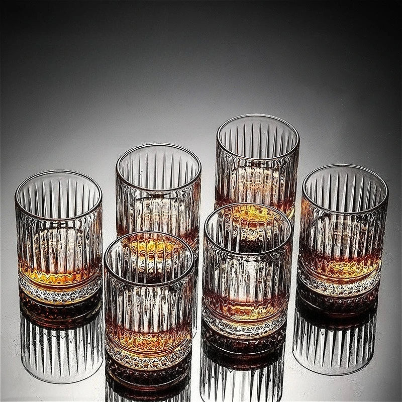 Verres whisky sculptés design créatif 50 100ml lot