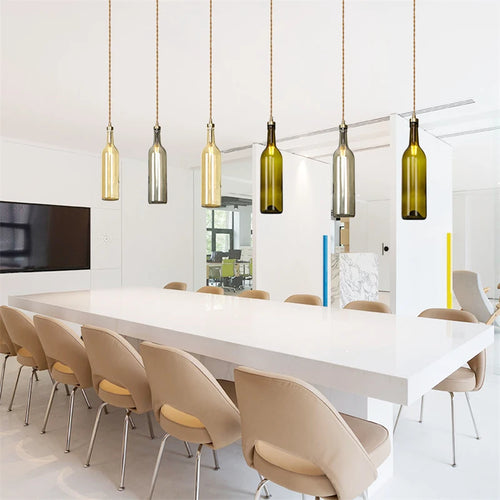 suspension moderne en laiton et verre pour décoration intérieure - vue 9 sur 12