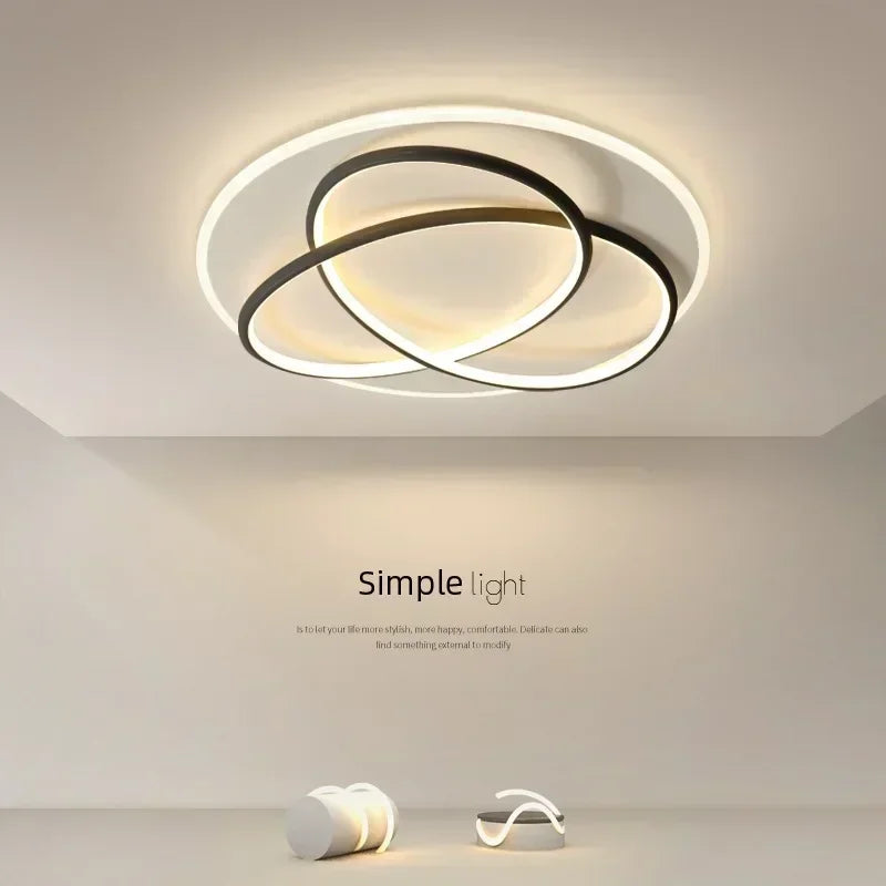plafonnier led minimaliste moderne pour intérieur décoratif - vue 4 sur 16