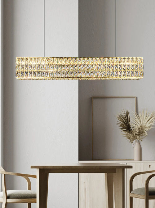 lustre en cristal moderne pour décoration intérieure de luxe - vue 4 sur 20