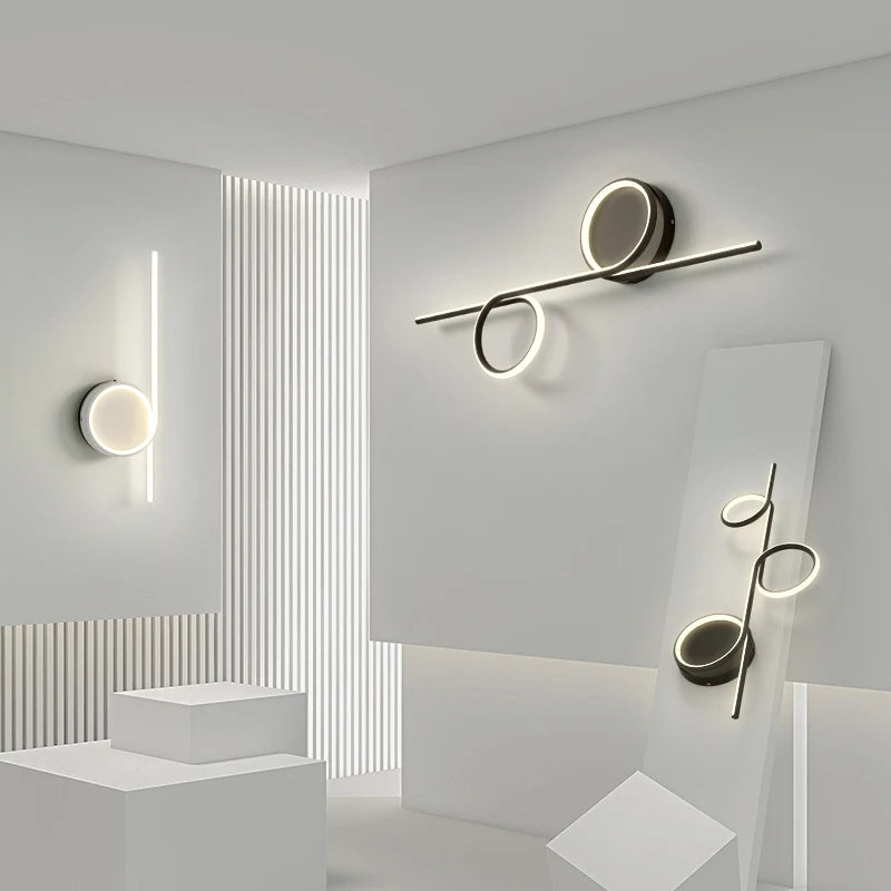 applique murale led moderne simple créativité nordique personnalisée