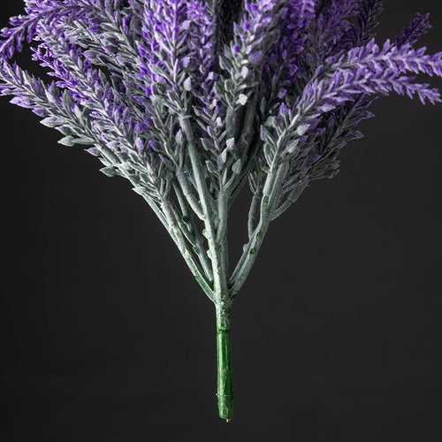 bouquet de fleurs artificielles lavande et blé décoration intérieure et extérieure - vue 5 sur 6