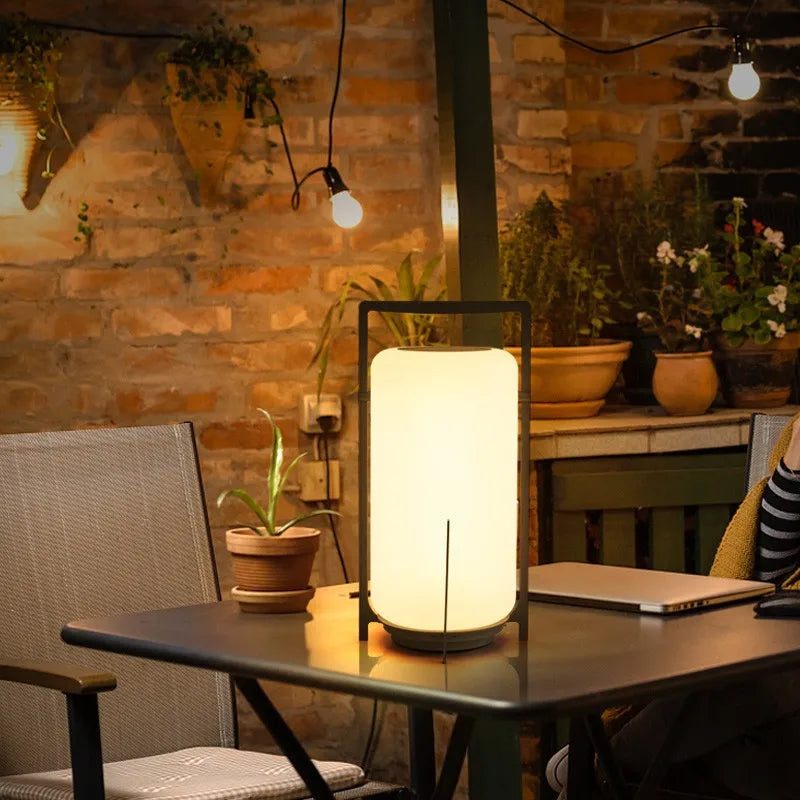 lampe de bureau portable led solaire usb avec télécommande étanche