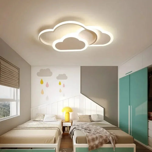 plafonnier led créatif et minimaliste en forme de nuage