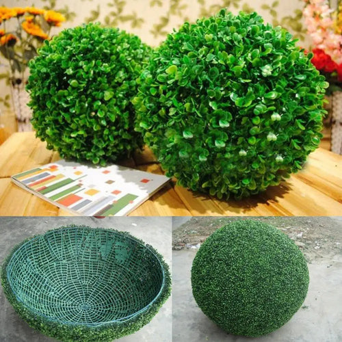 plante artificielle boule topiaire pour décoration jardin mariage fête - vue 4 sur 6