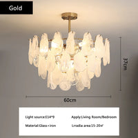 suspension rétro en verre moderne pour décoration intérieure 2024