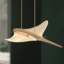 Lustre moderne luxe design villa escalier acrylique