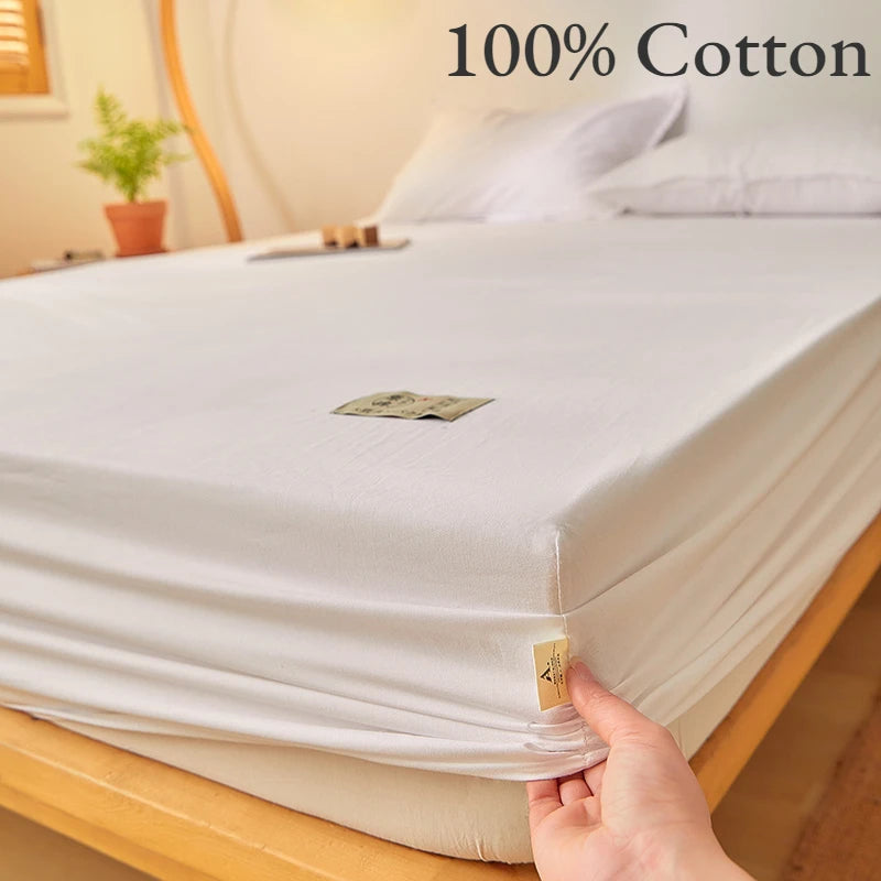 drap-housse en coton égyptien luxe doux et élastique