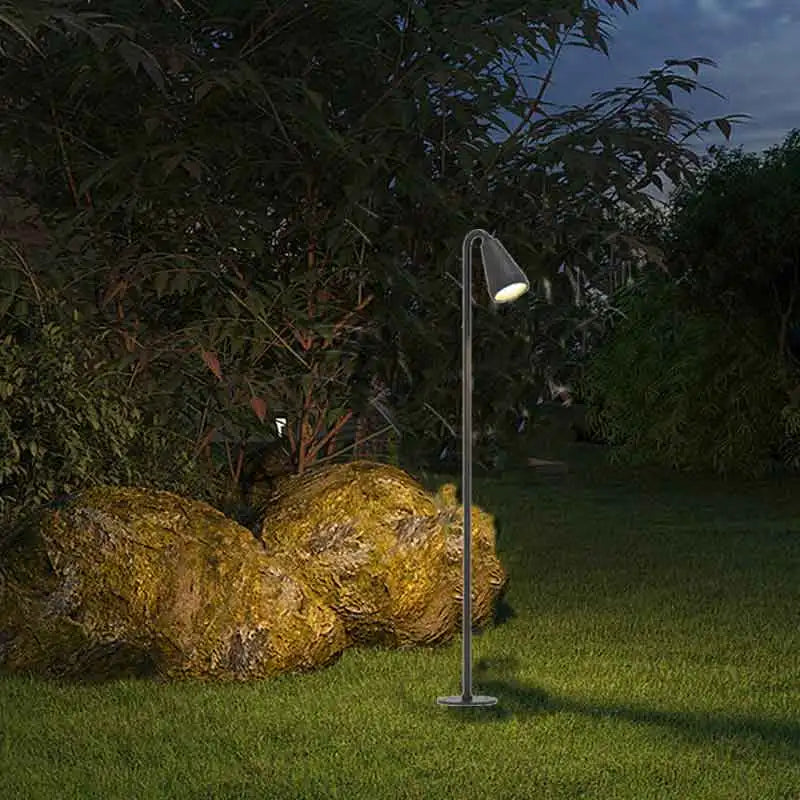lampe d'extérieur étanche moderne pour jardin et pelouse - vue 10 sur 9