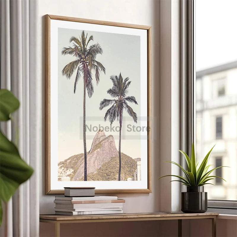 affiches de paysage de rio de janeiro pour décoration murale