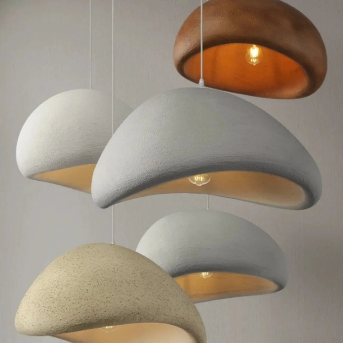 suspension japonaise wabi-sabi design simple pour intérieur - vue 6 sur 30