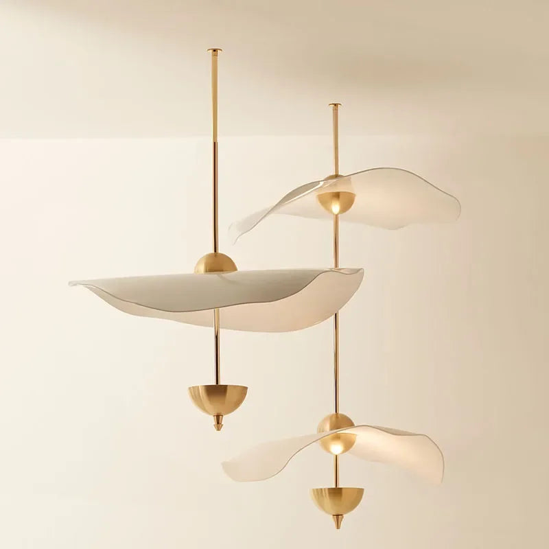 plafonnier led design lotus pour décoration moderne intérieure - vue 2 sur 10