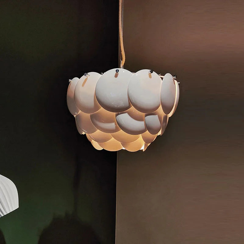 lustre contemporain en céramique style nordique moderne - vue 3 sur 10