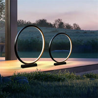 Lampe LED ronde imperméable en aluminium
