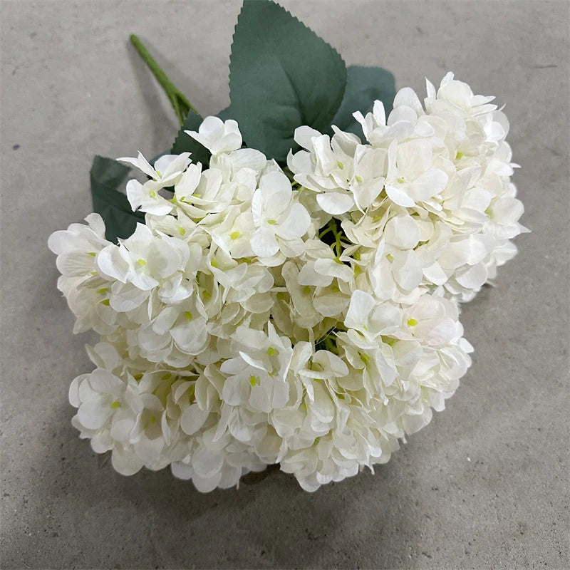 grande hortensia artificielle tactile pour décoration mariage et événements - vue 5 sur 9