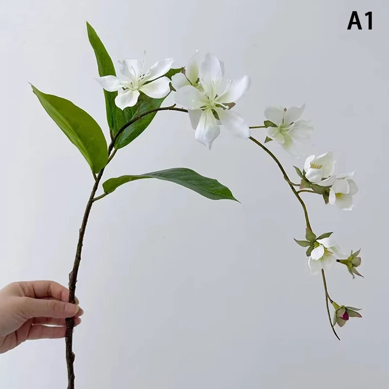 fleurs artificielles suspendues jasmin décoration mariage pour balcon - vue 9 sur 10