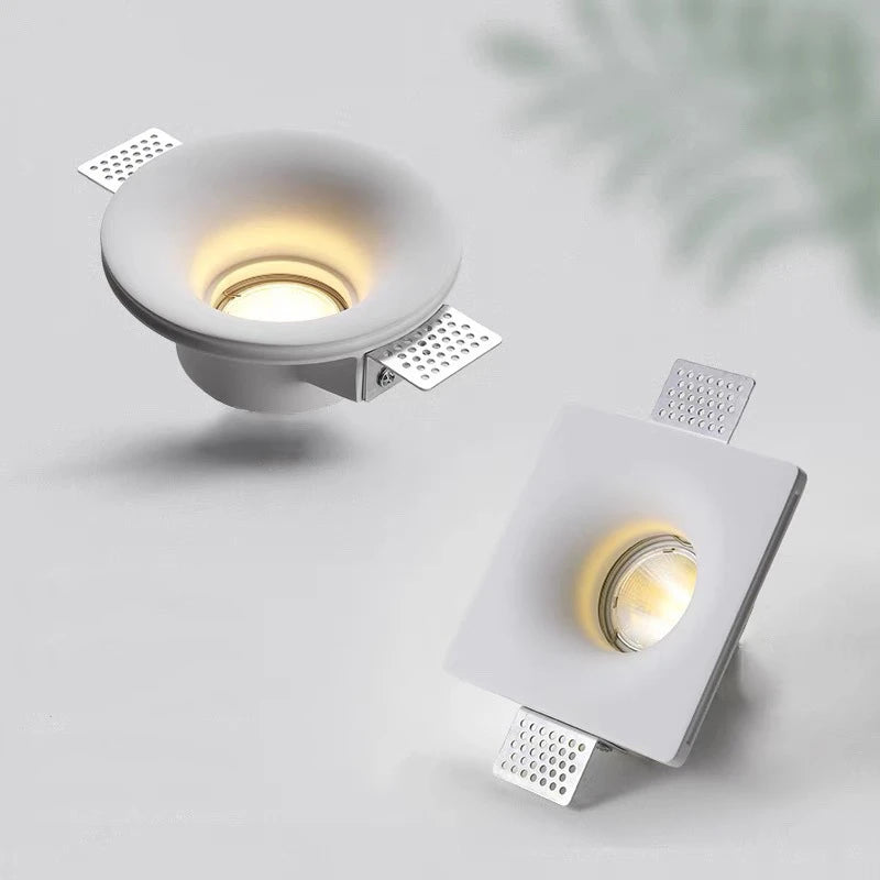 plafonnier encastré led anti-éblouissement design moderne éclairage intérieur - vue 4 sur 10