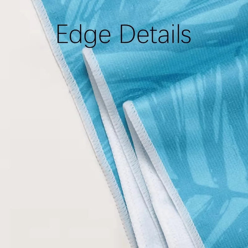 serviette de plage microfibre imprimé séchage rapide voyage