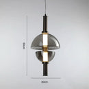 lustre moderne en verre design minimaliste pour restaurant et café