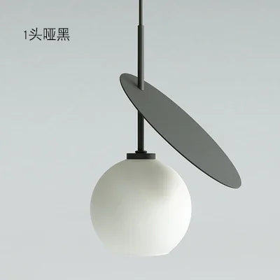 suspension moderne en verre pour décoration intérieure créative - vue 12 sur 12