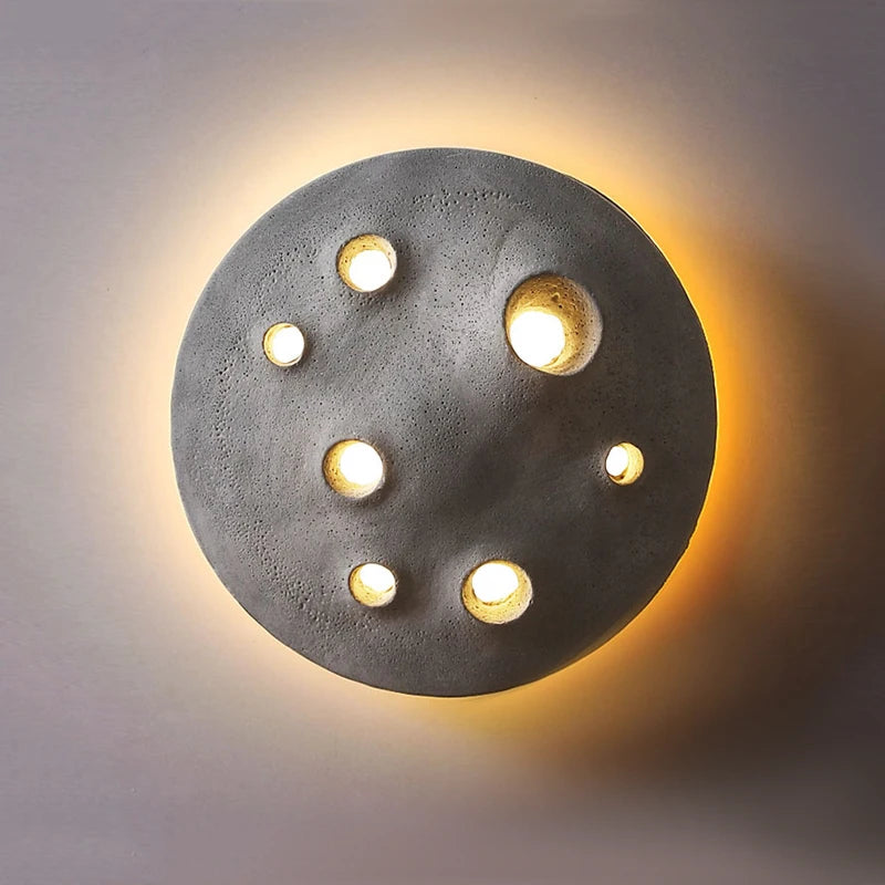 Applique murale LED imperméable moderne Wabi Sabi - vue 3 sur 7
