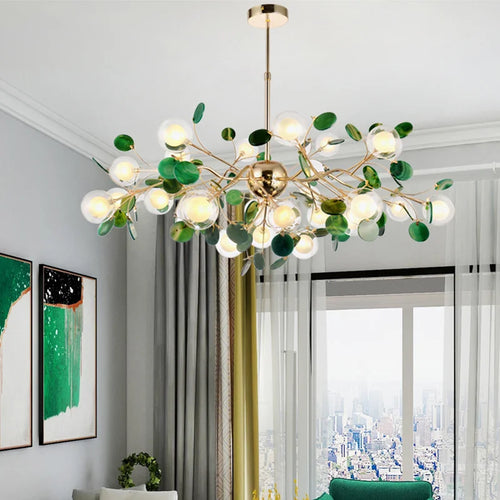 plafonnier led en agate naturelle pour décoration romantique intérieure - vue 4 sur 9