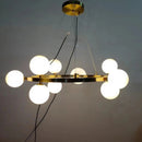 lampe suspendue en forme d'anneau avec fil réglable