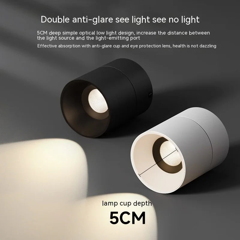 spot rotatif 355 degrés éclairage directionnel bande pliable intérieur - vue 4 sur 9