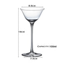 Lot de 4 verres martini 100 ml classiques