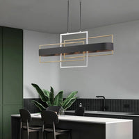 lustre nordique géométrique pour bar restaurant cosmétiques