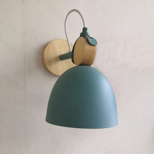 lampe de chevet style japonais éclairage mural intérieur nordique - vue 6 sur 11