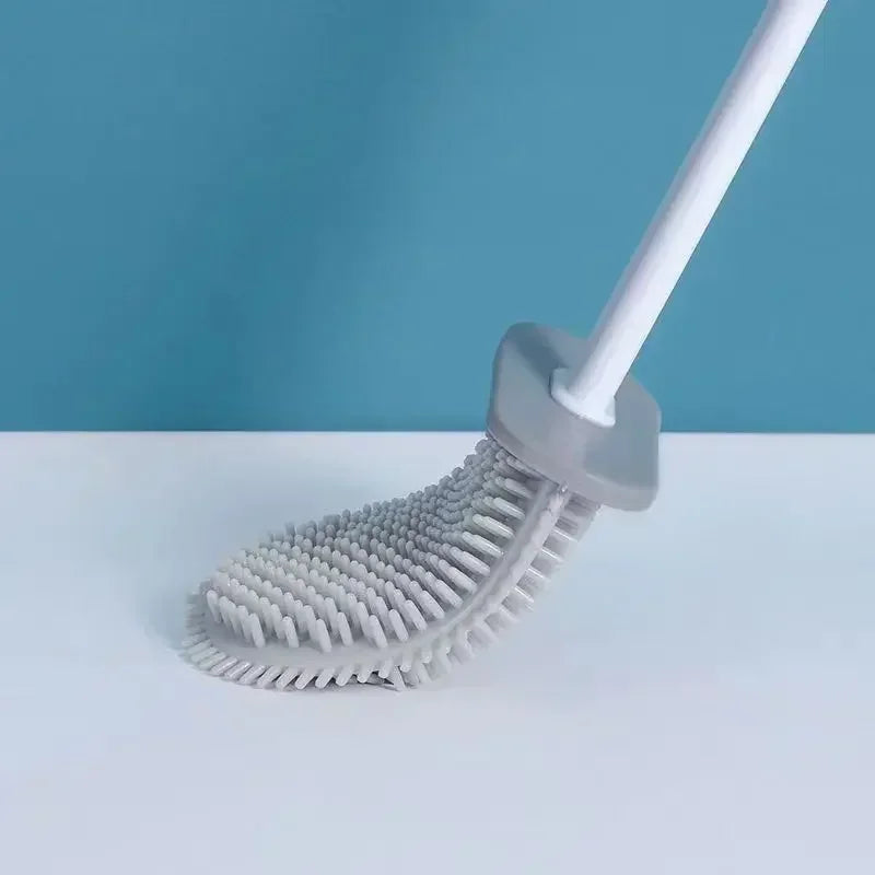brosse de toilette murale sans perçage avec base drainable - vue 4 sur 9