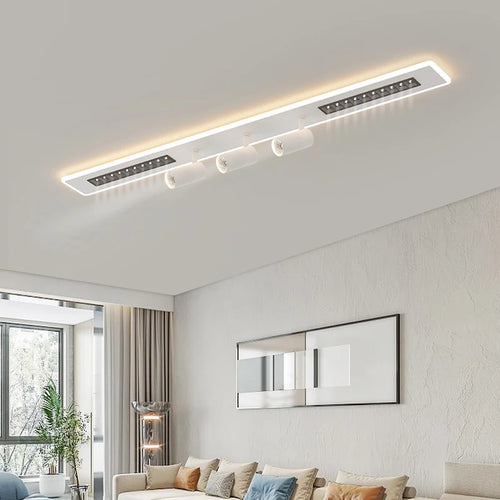 plafonnier led simple spot longue bande trois couleurs