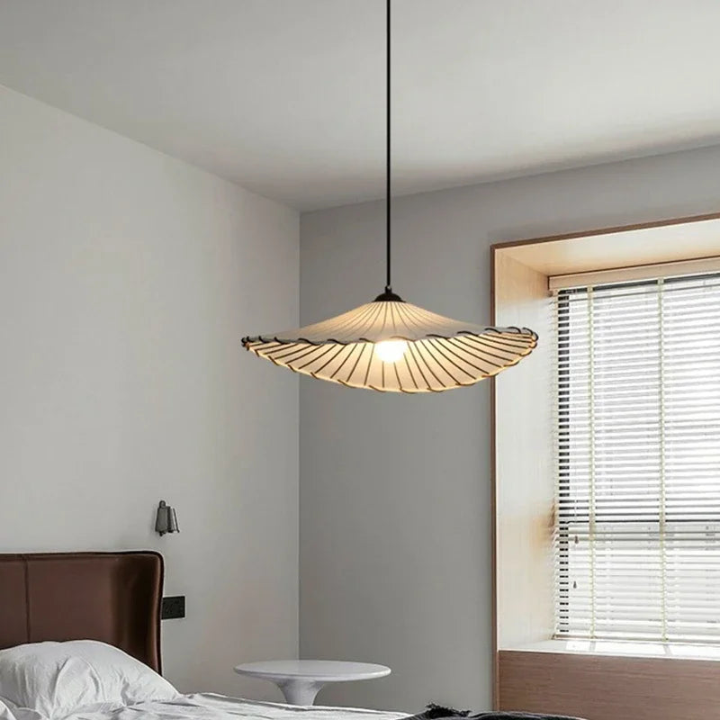 suspension nordique en tissu avec chapeau de paille pour décoration intérieure - vue 3 sur 14