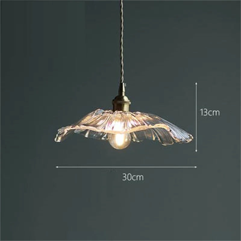 suspension rétro en verre pour décoration intérieure élégante - vue 9 sur 11