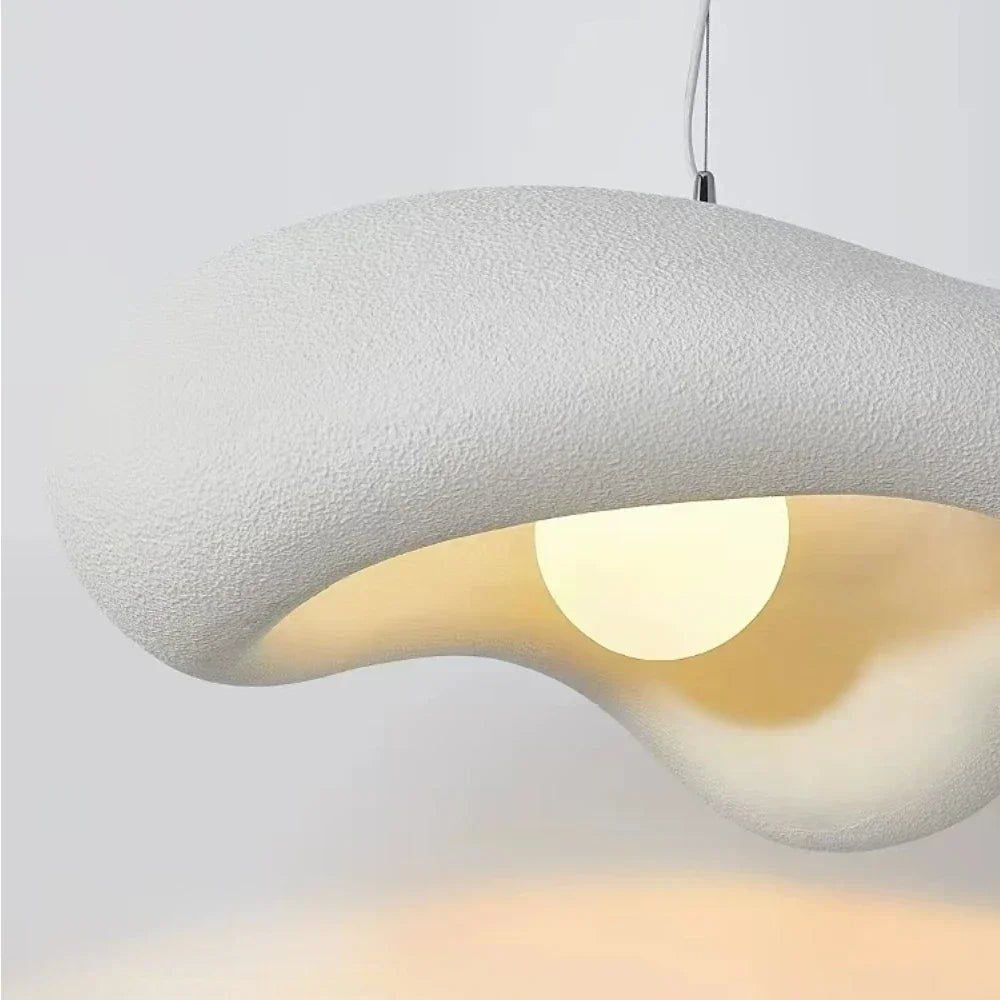 suspension wabi sabi décoration intérieure éclairage moderne design contemporain - vue 5 sur 9