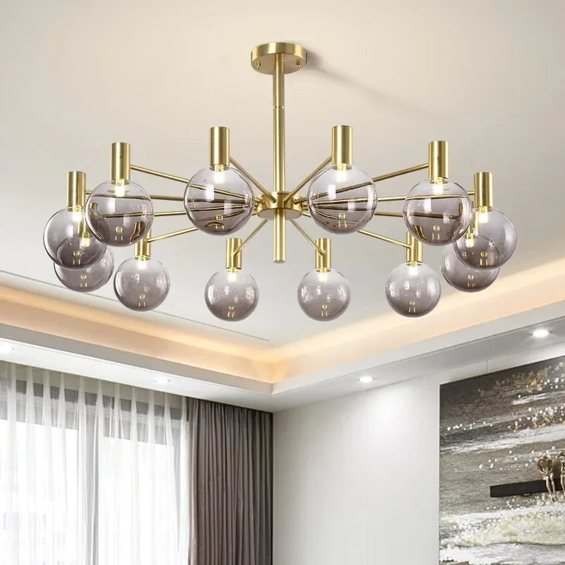 suspension led moderne vintage pour cuisine et salon - vue 4 sur 18