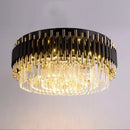 plafonnier led suspendu en cristal design nordique décoratif