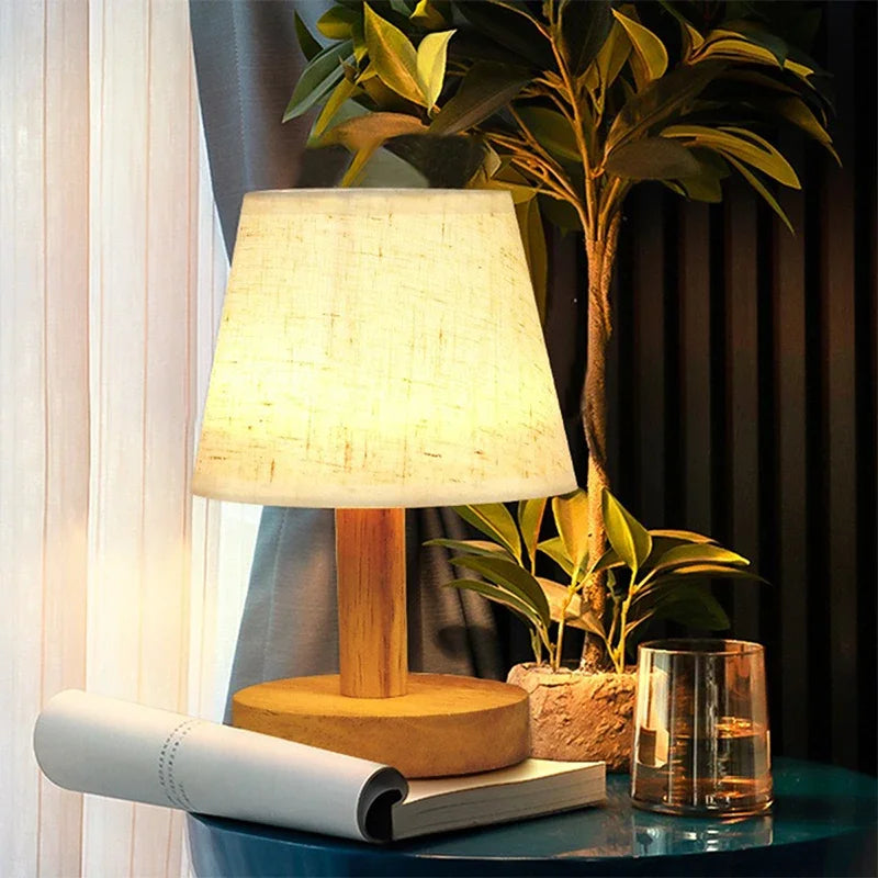 lampe à poser rétro japonaise pour décoration intérieure élégante - vue 3 sur 8