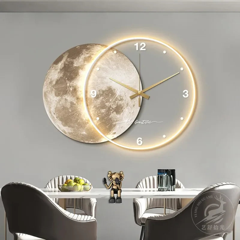 horloge murale design moderne pour décoration intérieure élégante - vue 8 sur 9