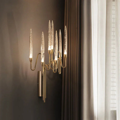 applique murale en cristal design lumineux pour intérieur élégant - vue 3 sur 22
