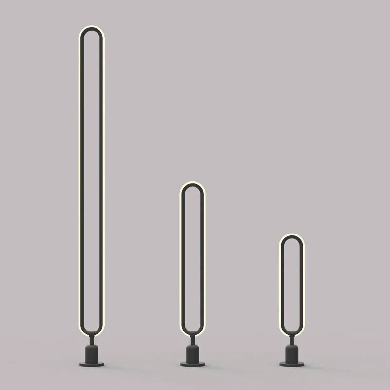 lampe LED extérieure ronde minimaliste pour jardin et allée - vue 7 sur 12