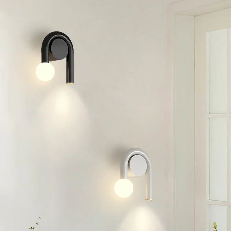 applique murale led nordique créative pour décoration intérieure - vue 7 sur 23