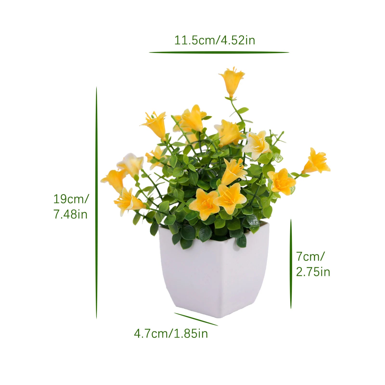 plante artificielle en pot pour décoration de bureau et jardin - vue 31 sur 45