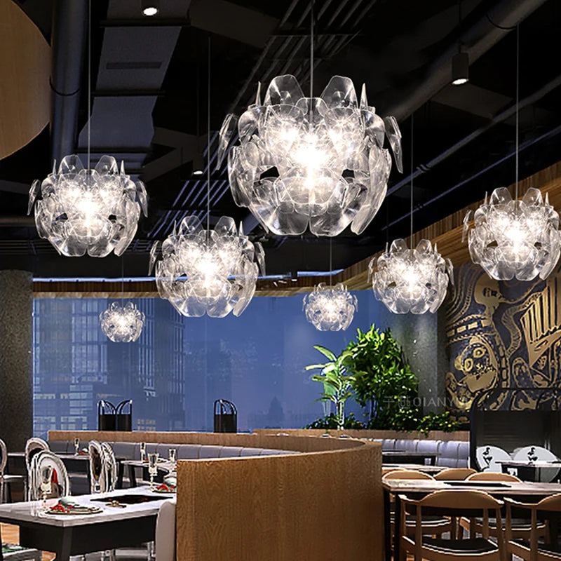 lustre créatif nordique design moderne pour éclairage intérieur - vue 4 sur 8