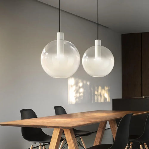 Italy Stained Glass Ball Pendant Lights for Living Room Decoration Kitchen Led Hanging Lamp Bedroom Bar Suspension Luminaire - vue 4 sur 10