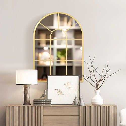 miroir décoratif mural en métal style moderne pour intérieur - vue 3 sur 7