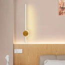 applique murale en bois et led pour décoration intérieure moderne
