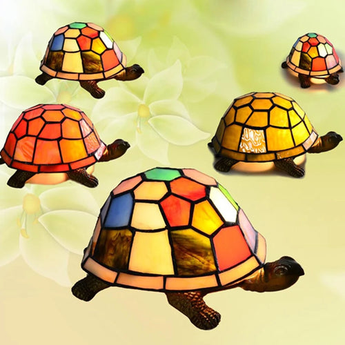 lampe de chevet tortue veilleuse led décorative pour enfant - vue 2 sur 8